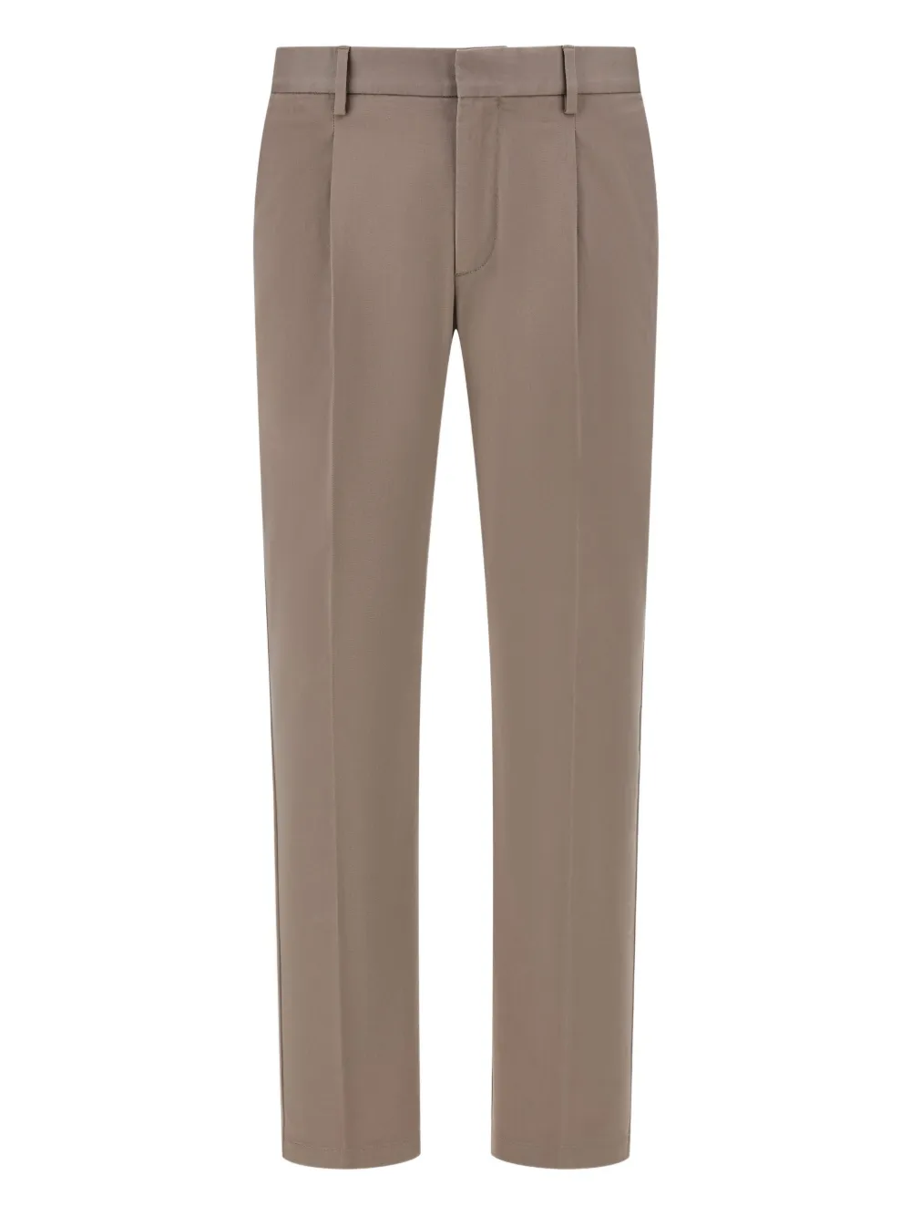 Boggi Milano Broek met geplooid detail Bruin