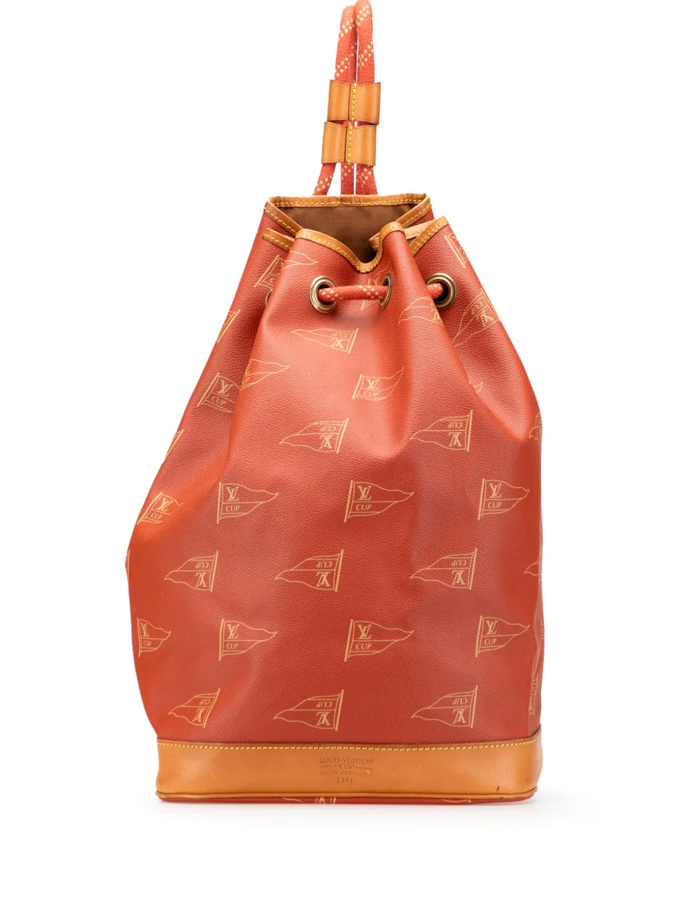 Louis Vuitton Pre-Owned 1994 Americas Cup Coated Canvas Saint Tropez backpack | Red | Image 1