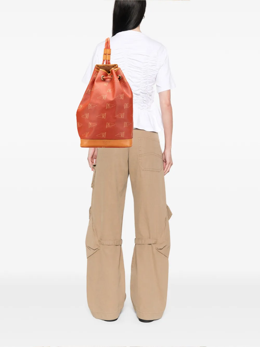 Louis Vuitton Pre-Owned 1994 Americas Cup Coated Canvas Saint Tropez backpack | Pre-Owned | Image 2
