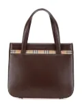 Burberry Pre-Owned 2000-2017 House Check Trimmed Leather handbag - Brown