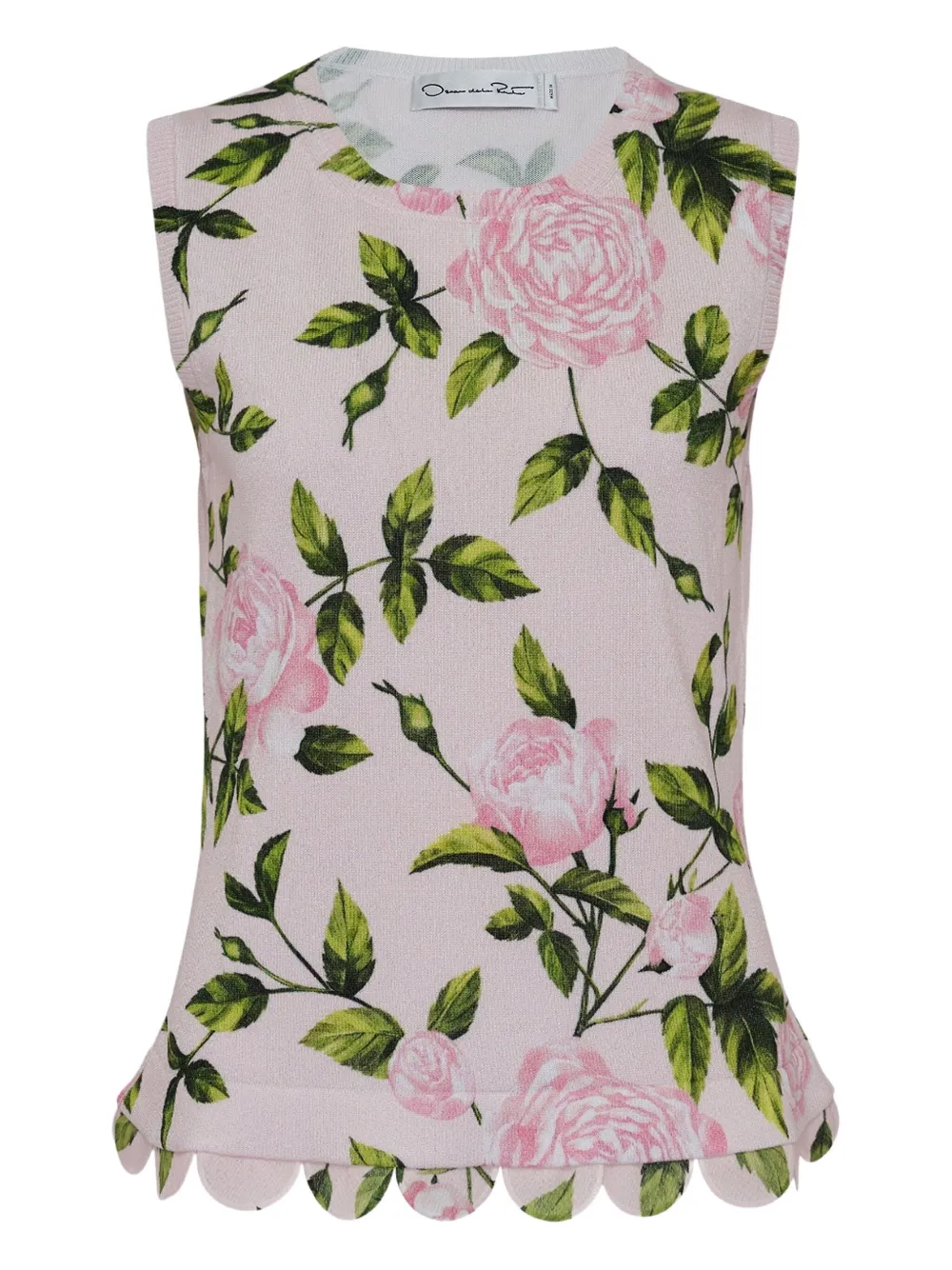 Oscar de la Renta English Rose トップ - ピンク Oscar de la Renta English Rose トップ - ピンク