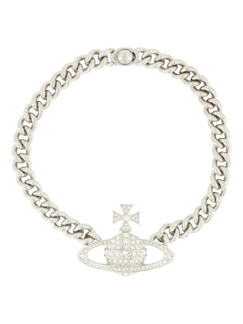 Vivienne Westwood crystal-embellished Orb necklace