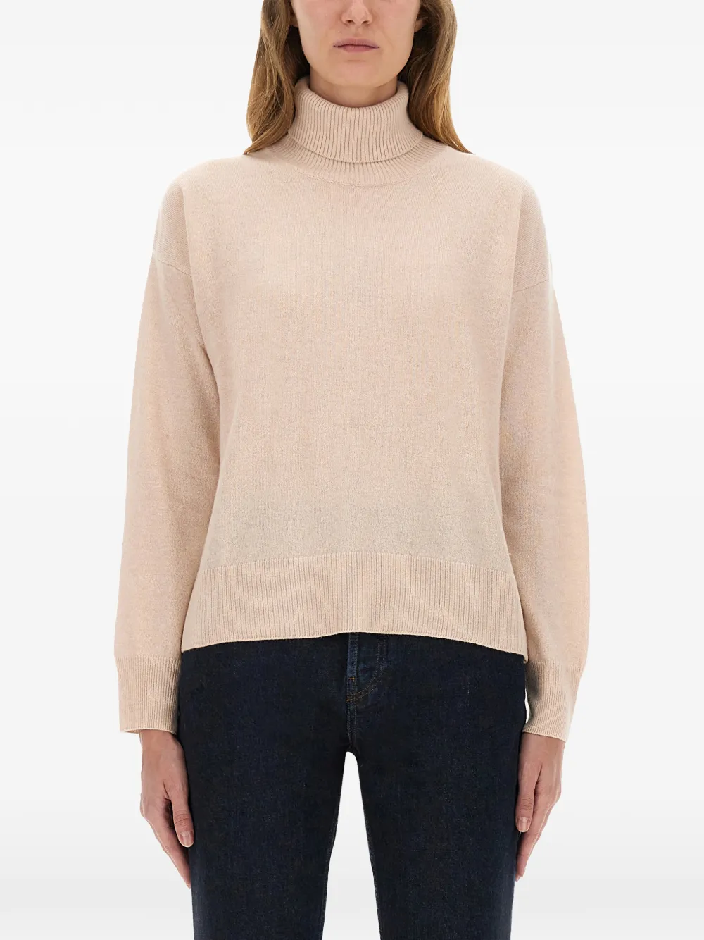 Woolrich roll-neck knitted top - Rosa