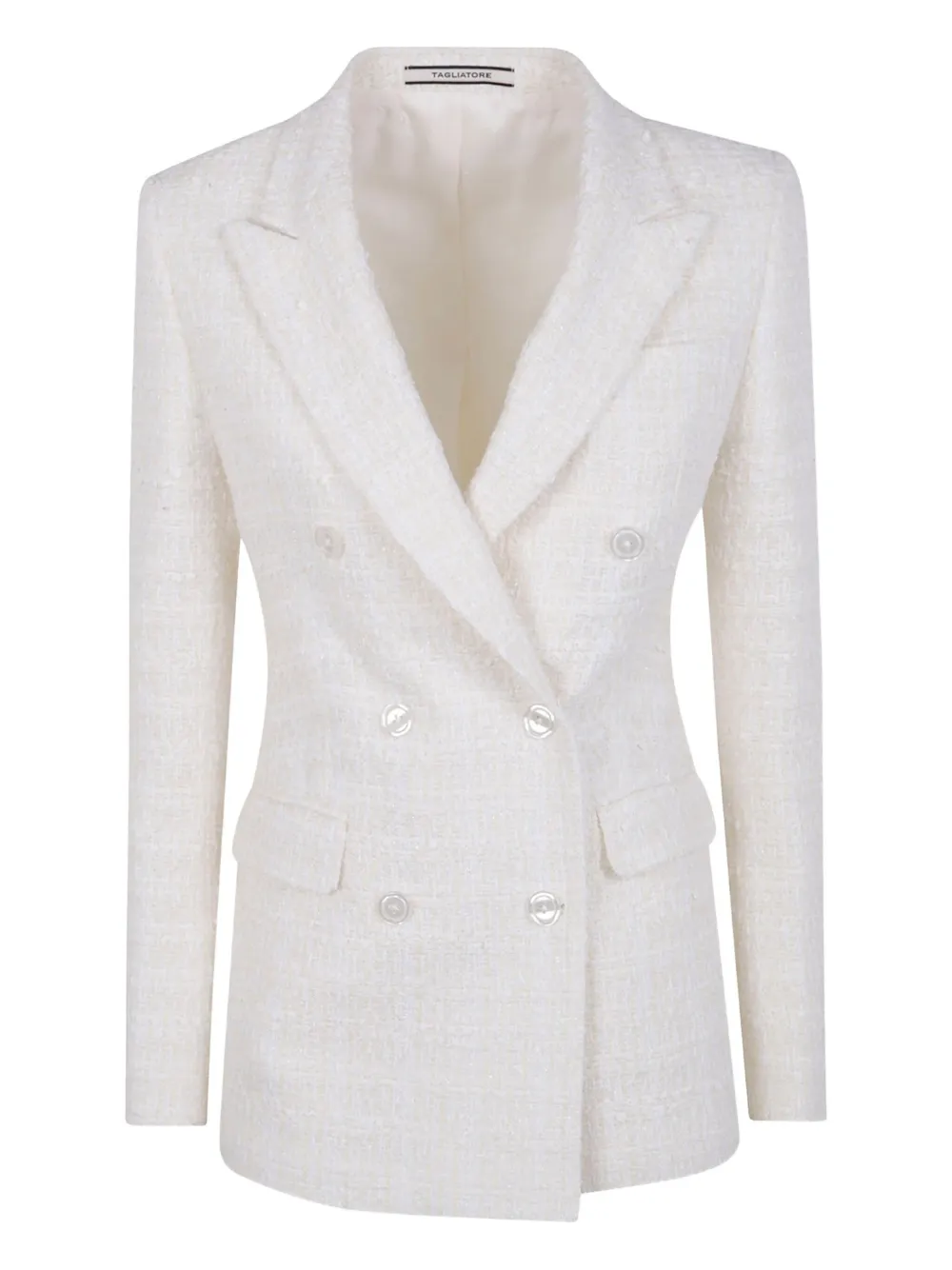 tweed double-breasted jacket