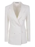 Tagliatore tweed double-breasted jacket - White