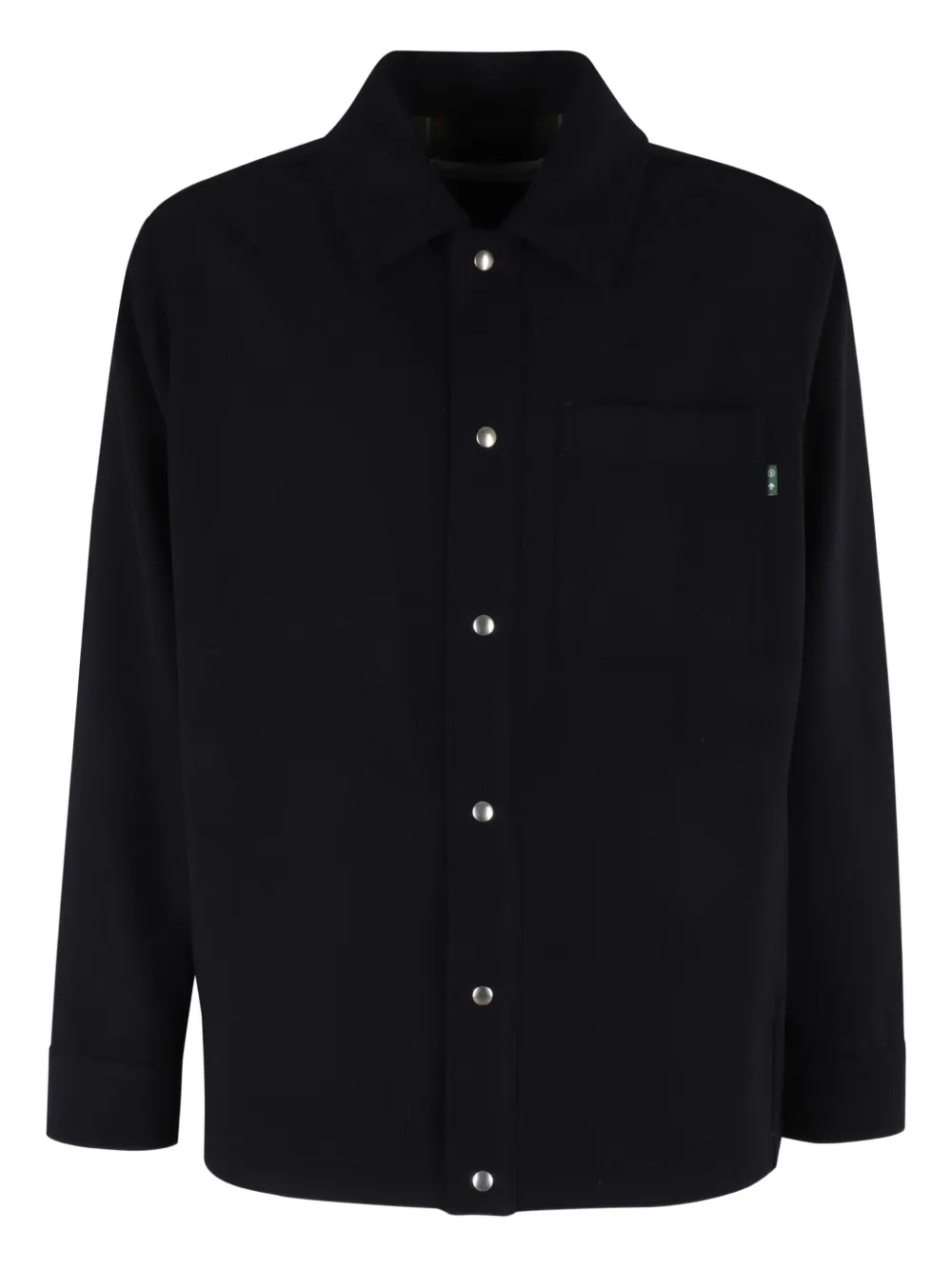Department Five Button-fastening Pocket Jacket In Black