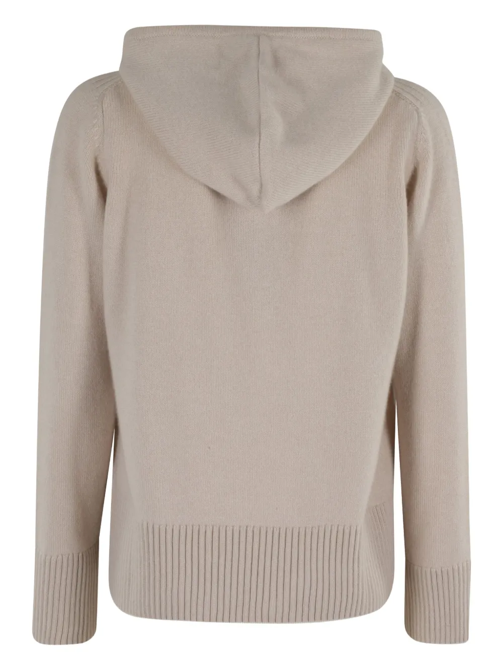 Eleventy Drawstring Hooded Cardigan In Neutral