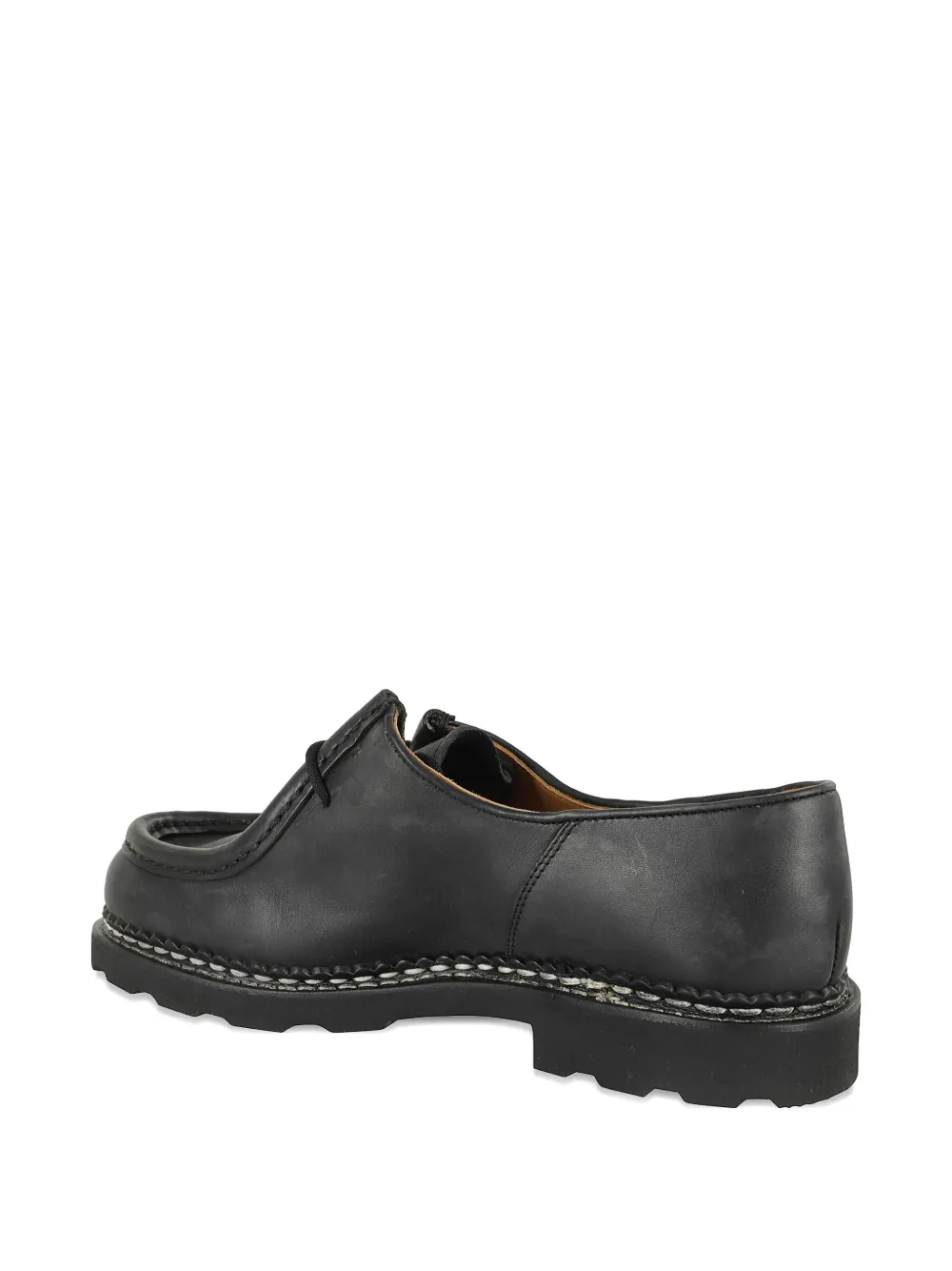 Paraboot leather lace-up derby shoes Black