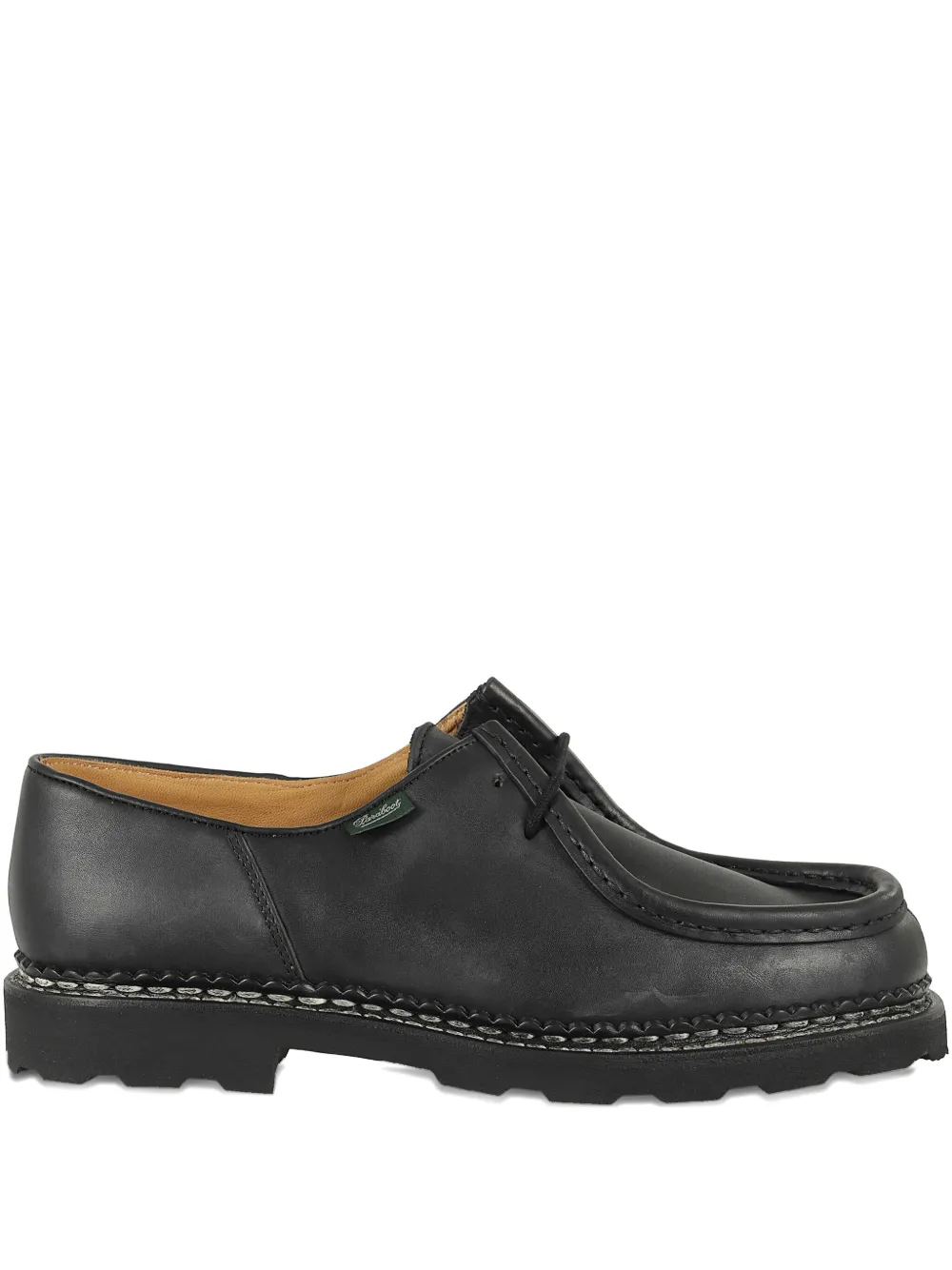 Paraboot leather lace-up derby shoes Black