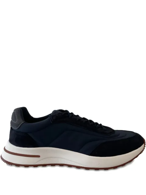 Loro Piana suede-panel nylon sneakers