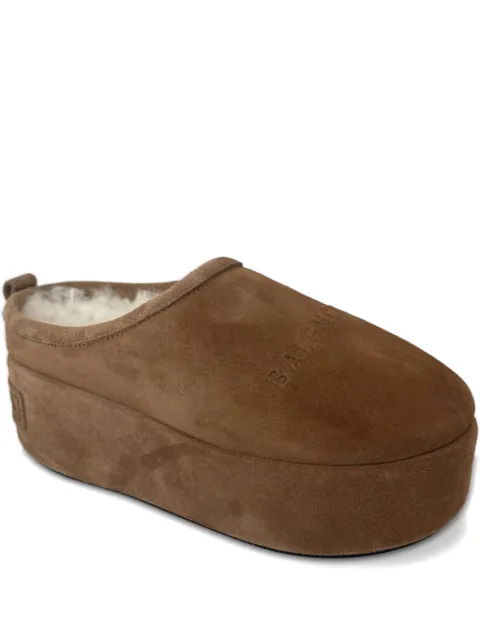 Balenciaga platform flat mules