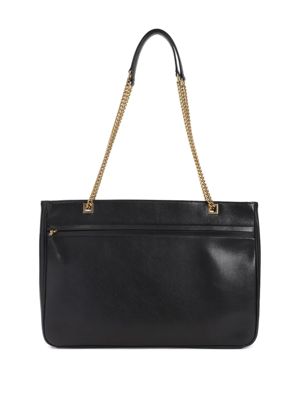 Valentino Garavani V-detail chain tote bag Zwart