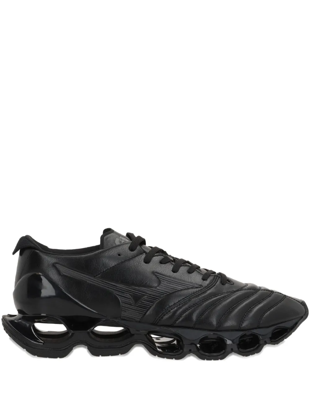 Mizuno Wave Prophecy Morelia leather low-top sneakers Black