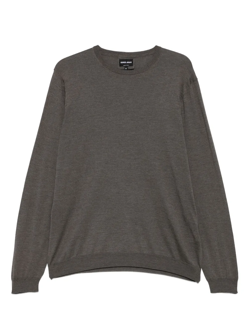 Giorgio Armani suéter con cuello redondo | gris | Image 1