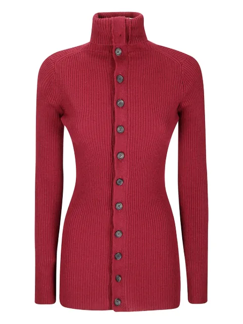 Yohji Yamamoto ribbed high-neck sweater