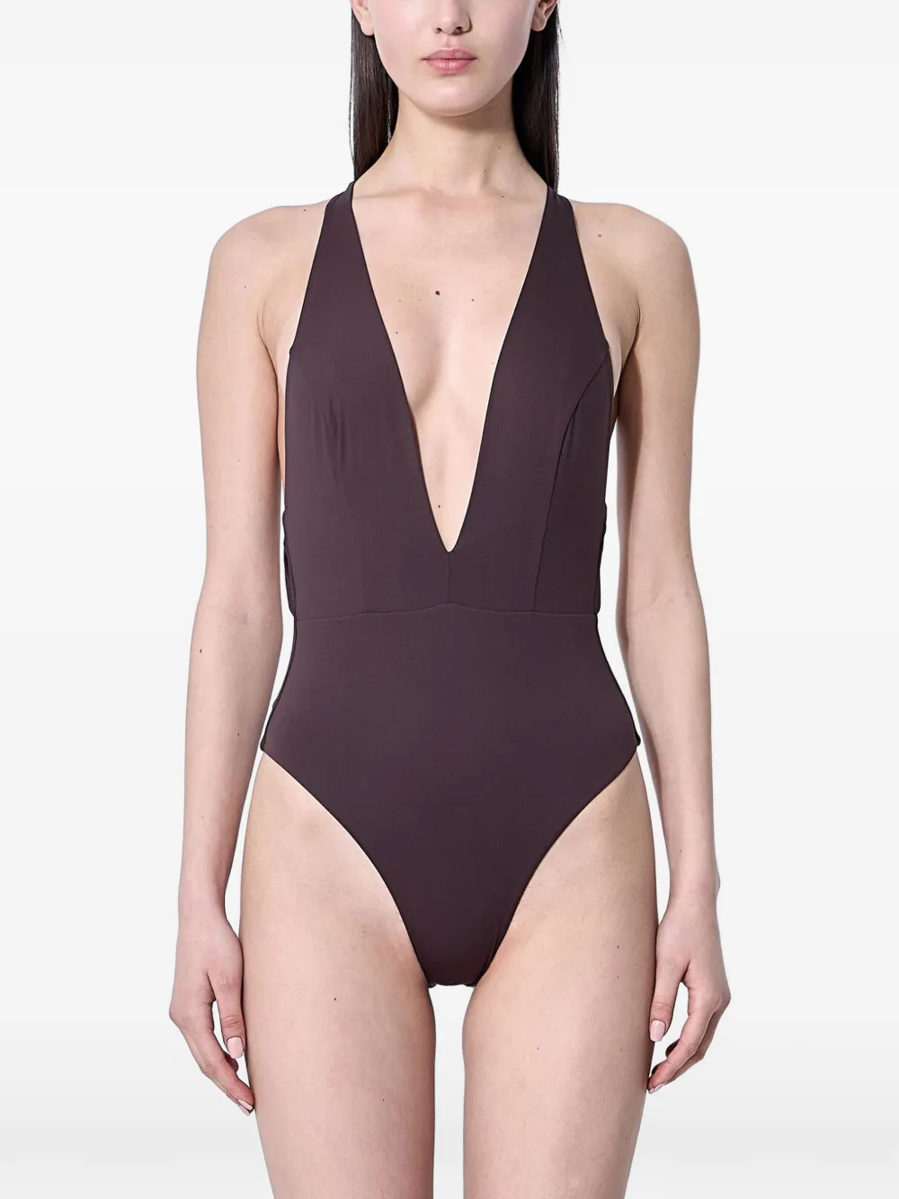 Max Mara Cristel Badeanzug - Braun