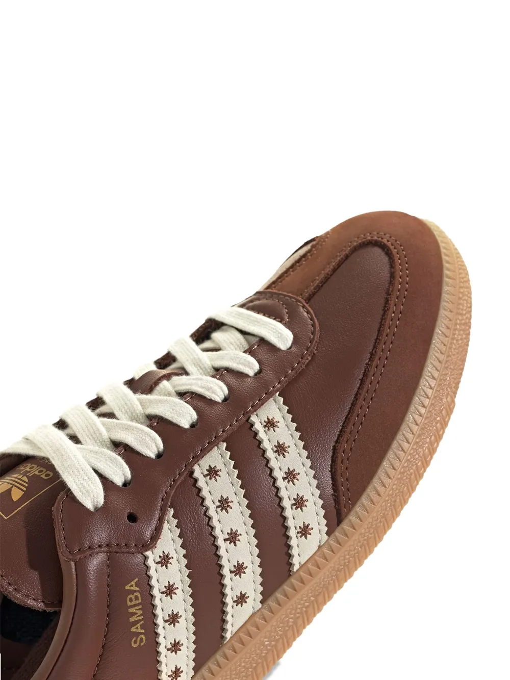 adidas Sambas OG embroidered sneakers Brown
