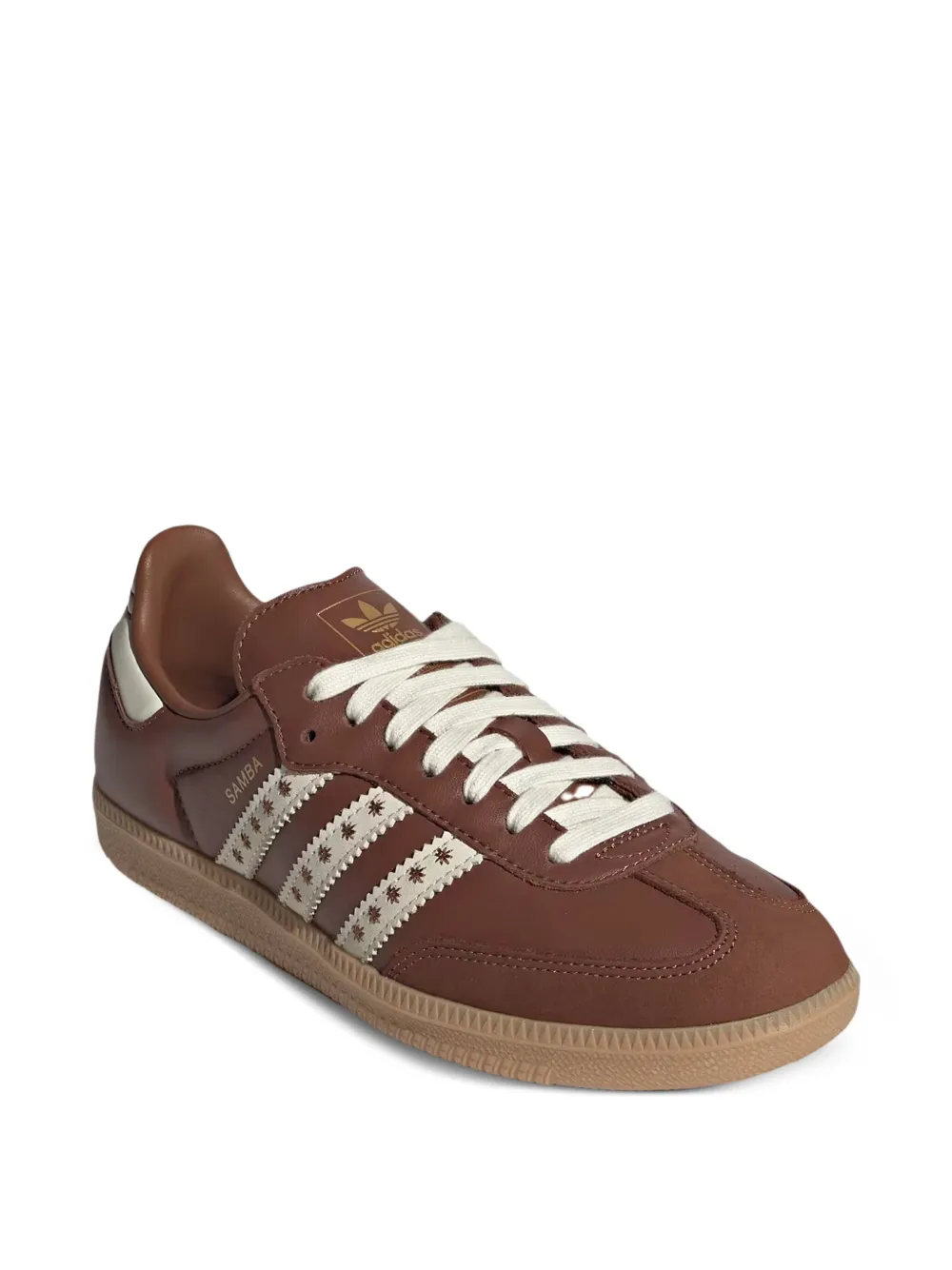 adidas Sambas OG embroidered sneakers Brown