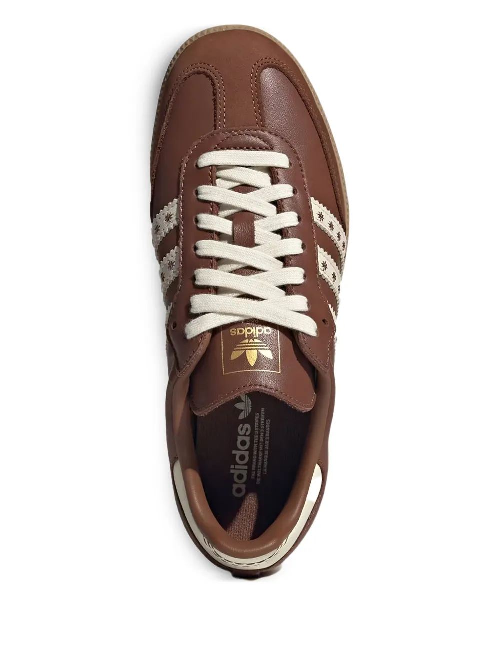 adidas Sambas OG embroidered sneakers Brown