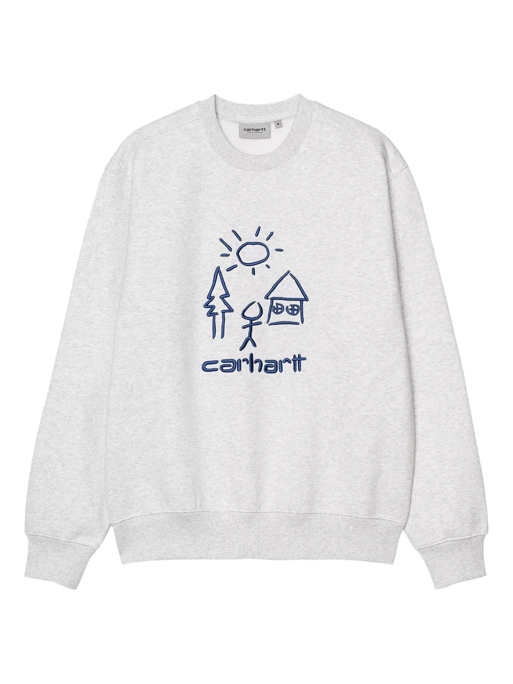 Carhartt WIP Sweater met print Grijs