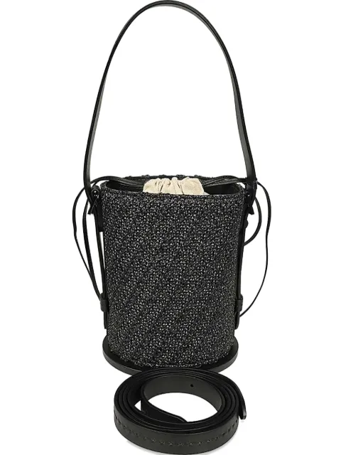 Max Mara Strukturierte Beuteltasche mit Kordelzug