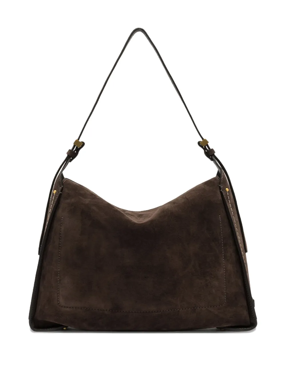 GIANNI CHIARINI suede shoulder bag Bruin