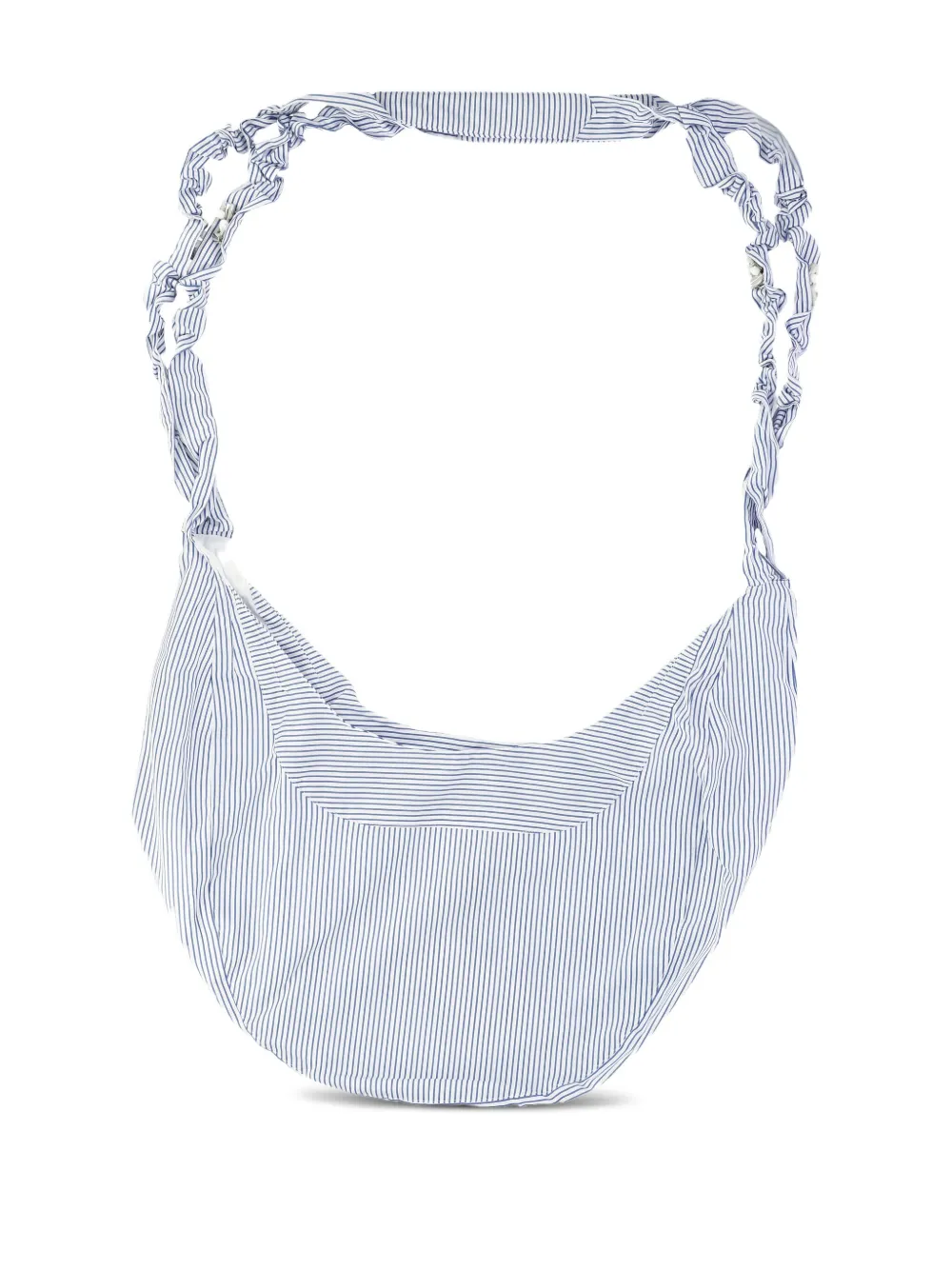 Jean-Luc A. Lavelle stripe torsade shoulder bag - Wit