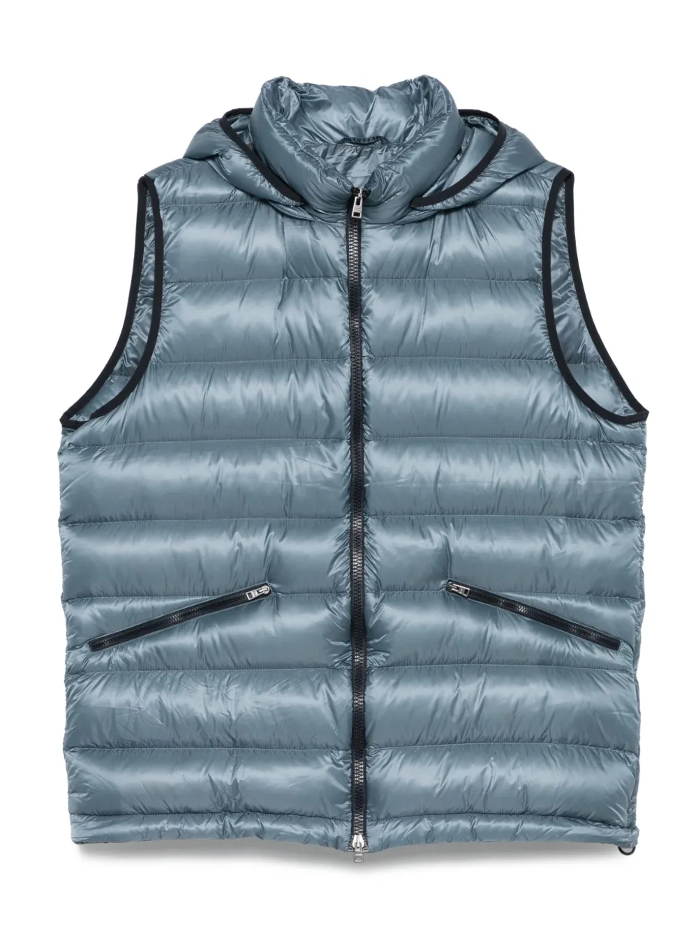 Herno Bodywarmer met capuchon Blauw