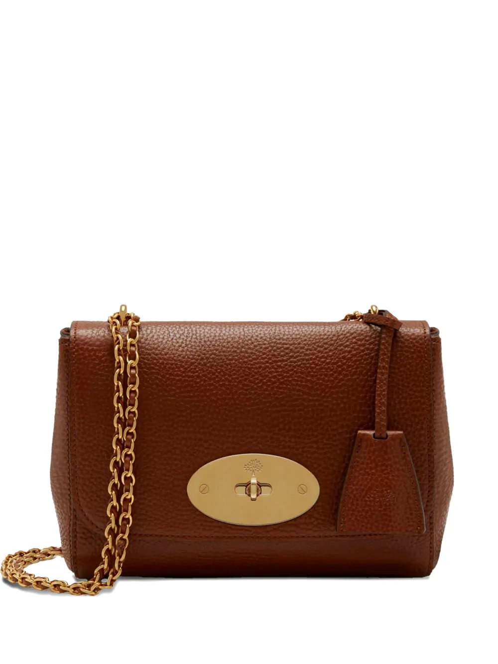 Mulberry Lily Chain-strap Leather Shoulder Bag In Brown