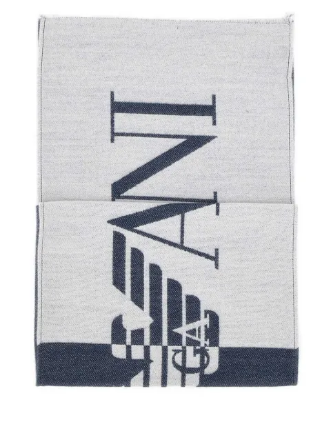 Emporio Armani mascada con detalle del logo