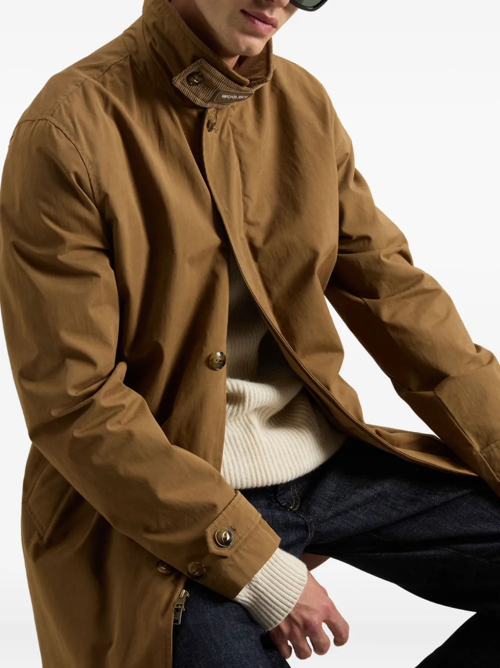 Woolrich Gewatteerd jack Bruin