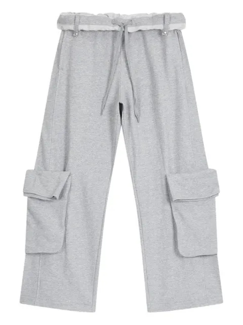 Open YY rolled-waist cargo trousers