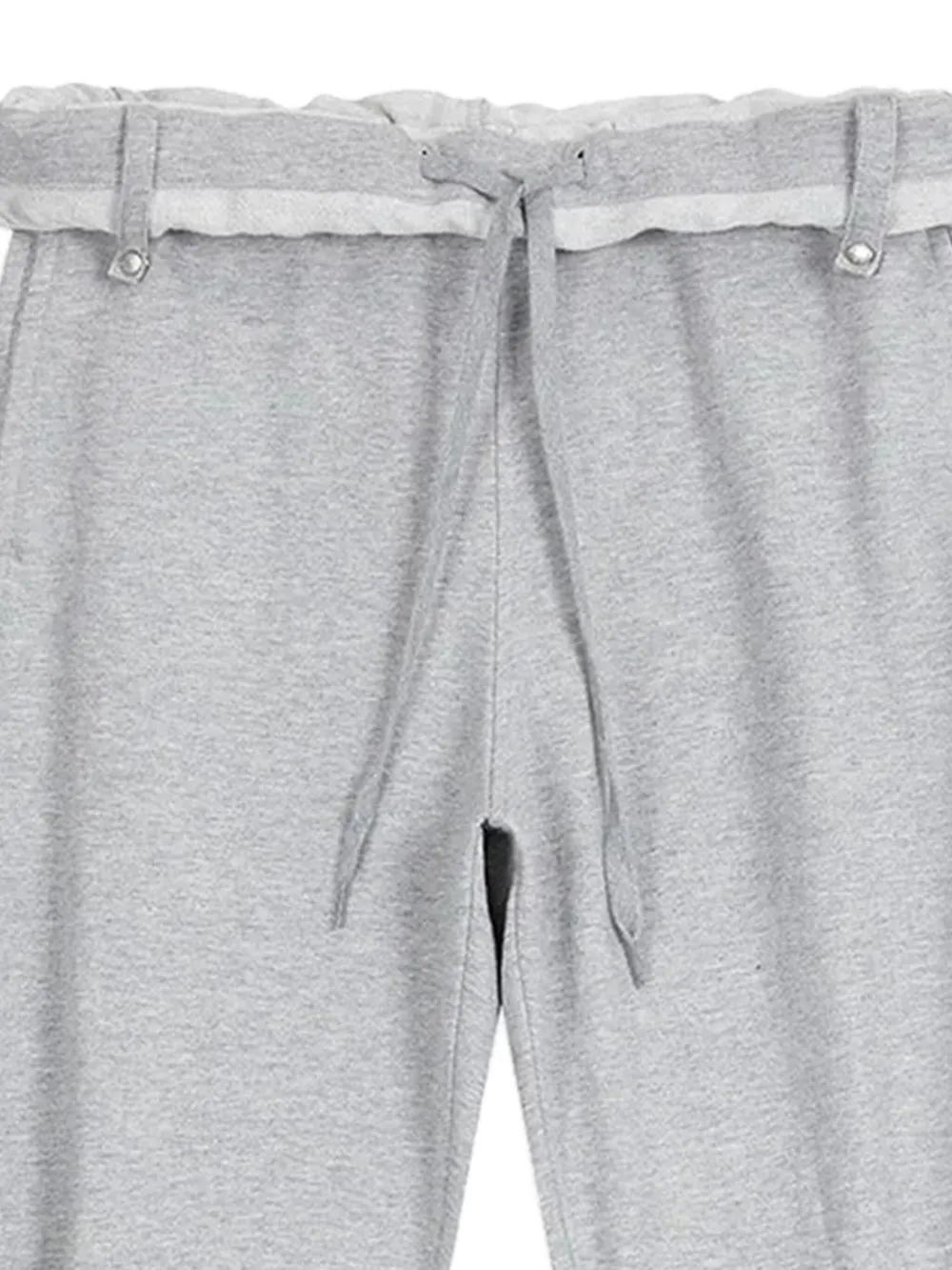  Open Yy Rolled-waist Cargo Trousers - Grey 