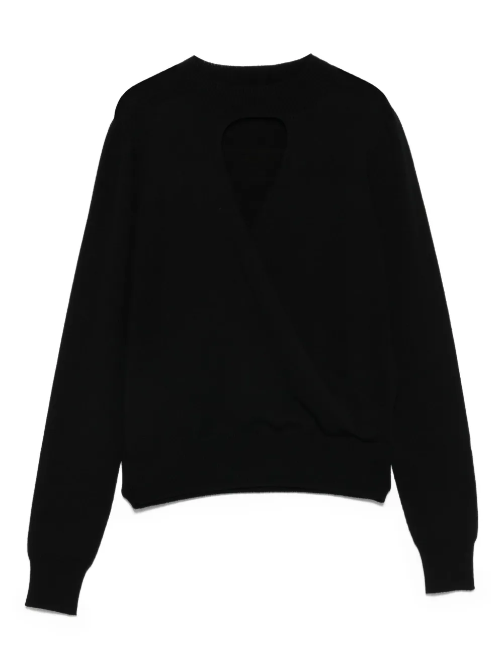TWINSET keyhole-neckline sweater Zwart