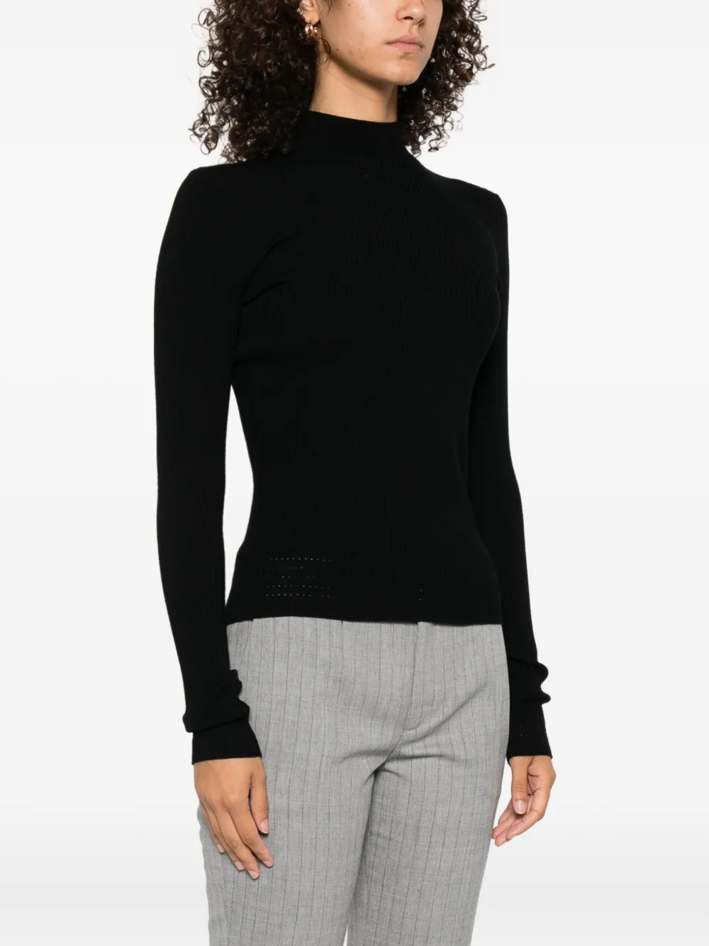 TWINSET T-shirt met lange mouwen Zwart