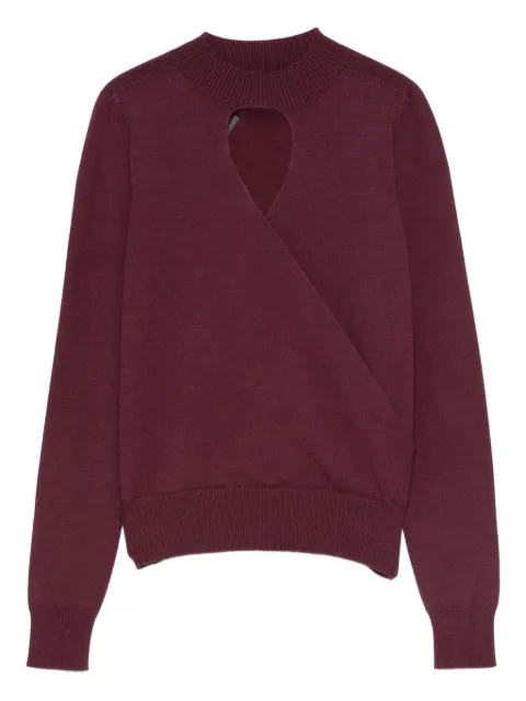 TWINSET keyhole-neck sweater 