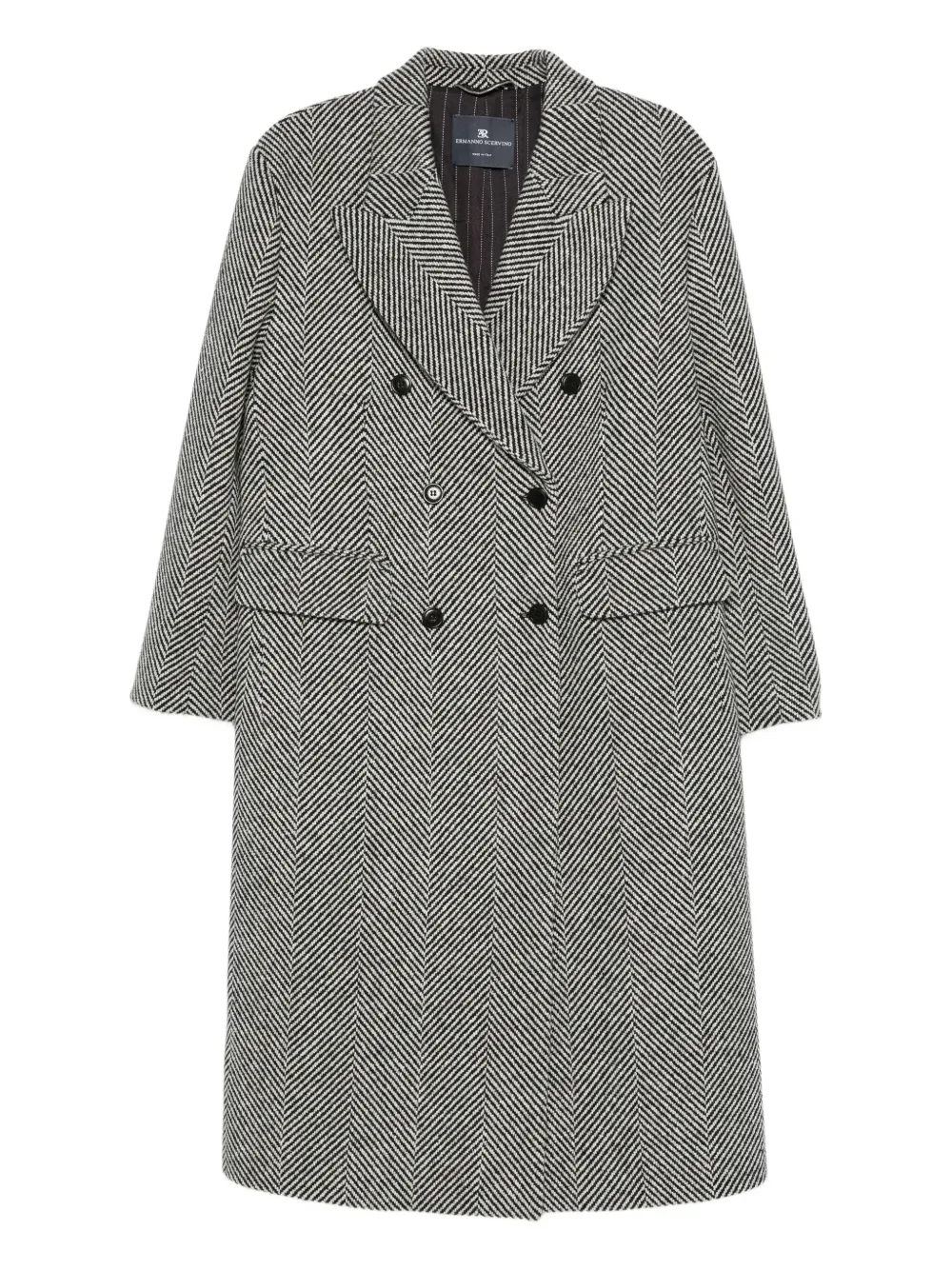 Ermanno Scervino Jack met dubbele rij knopen Zwart