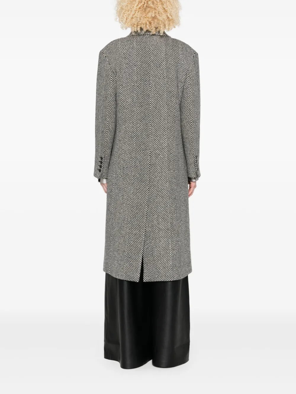Ermanno Scervino Jack met dubbele rij knopen Zwart