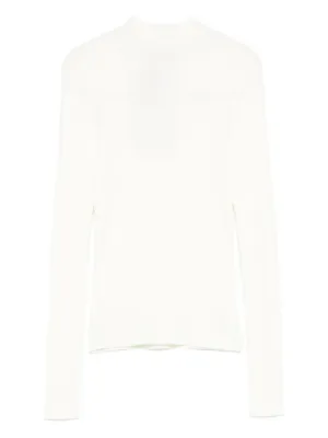 MM6 Maison Margiela レイヤード シアートップ | ブラック | FARFETCH JP