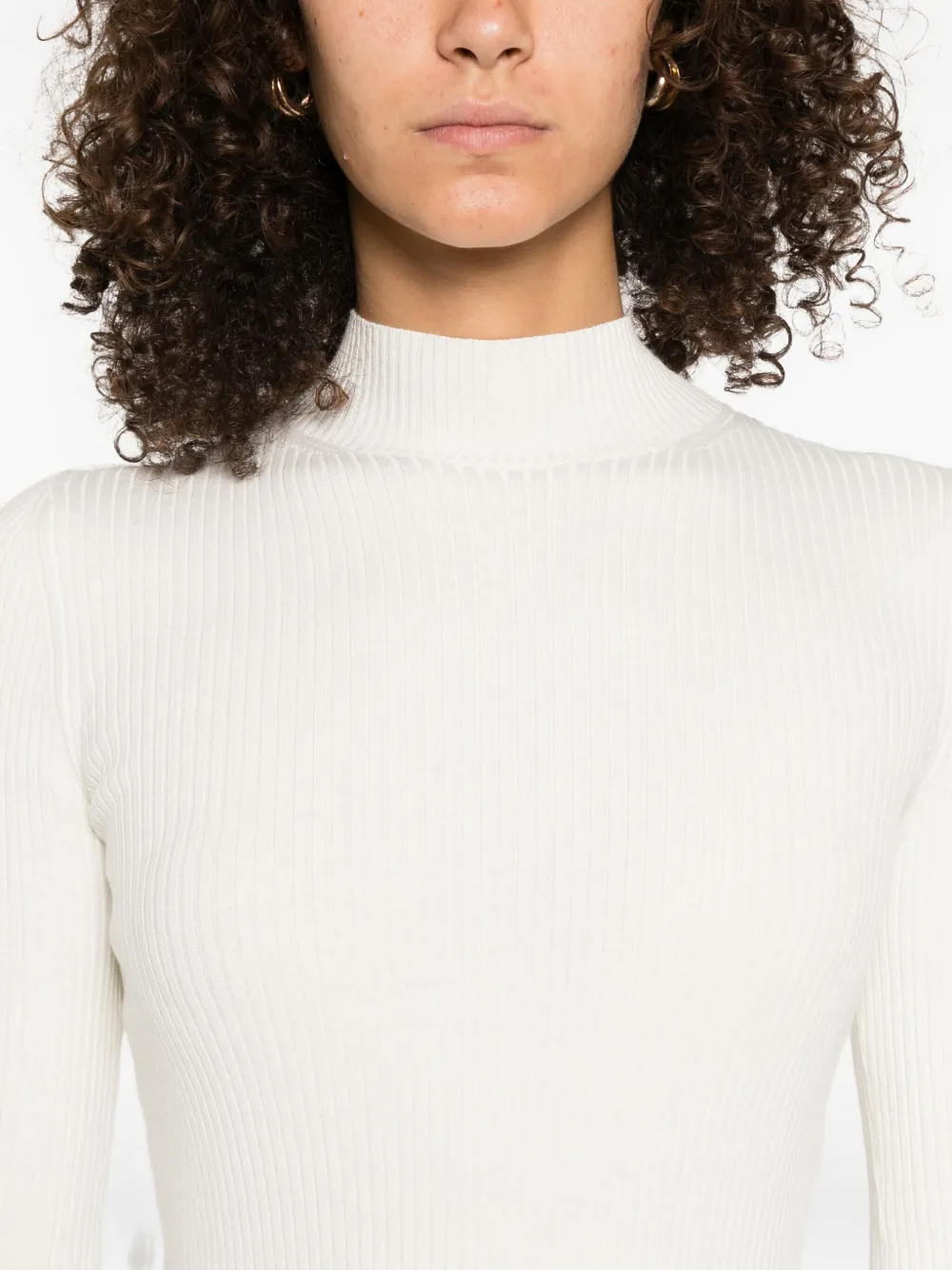 TWINSET Top met col Wit