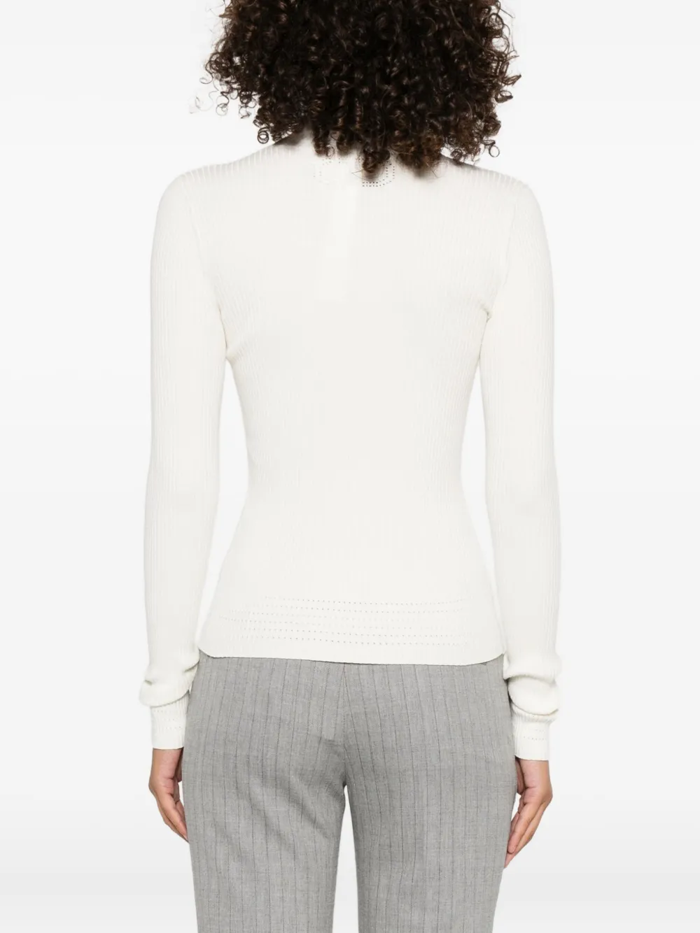 TWINSET Top met col Wit