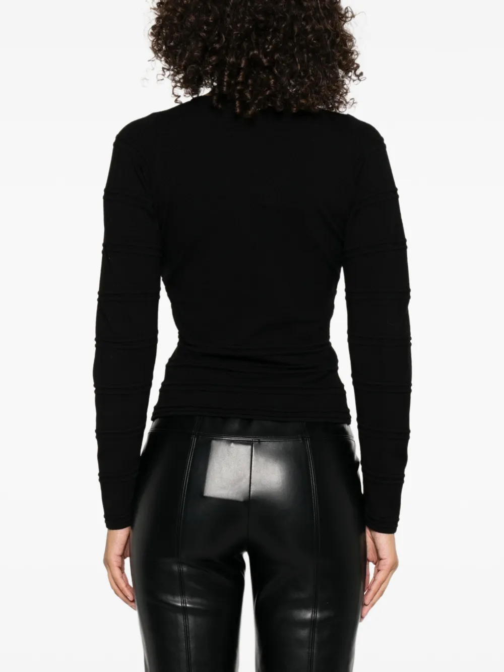 TWINSET Top met V-hals Zwart