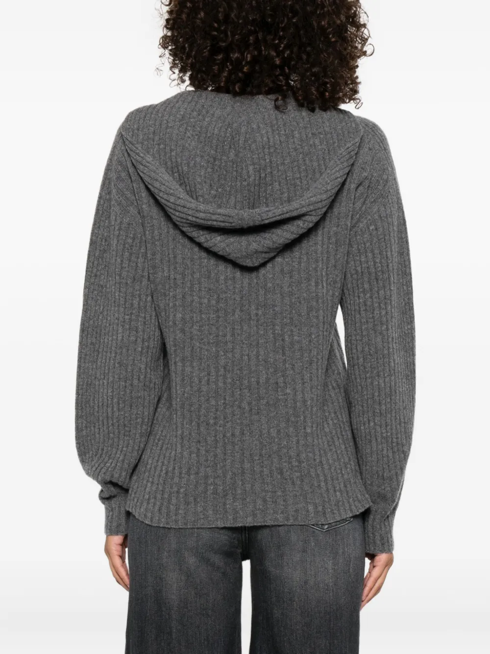 TWINSET Geribbelde trui Grijs