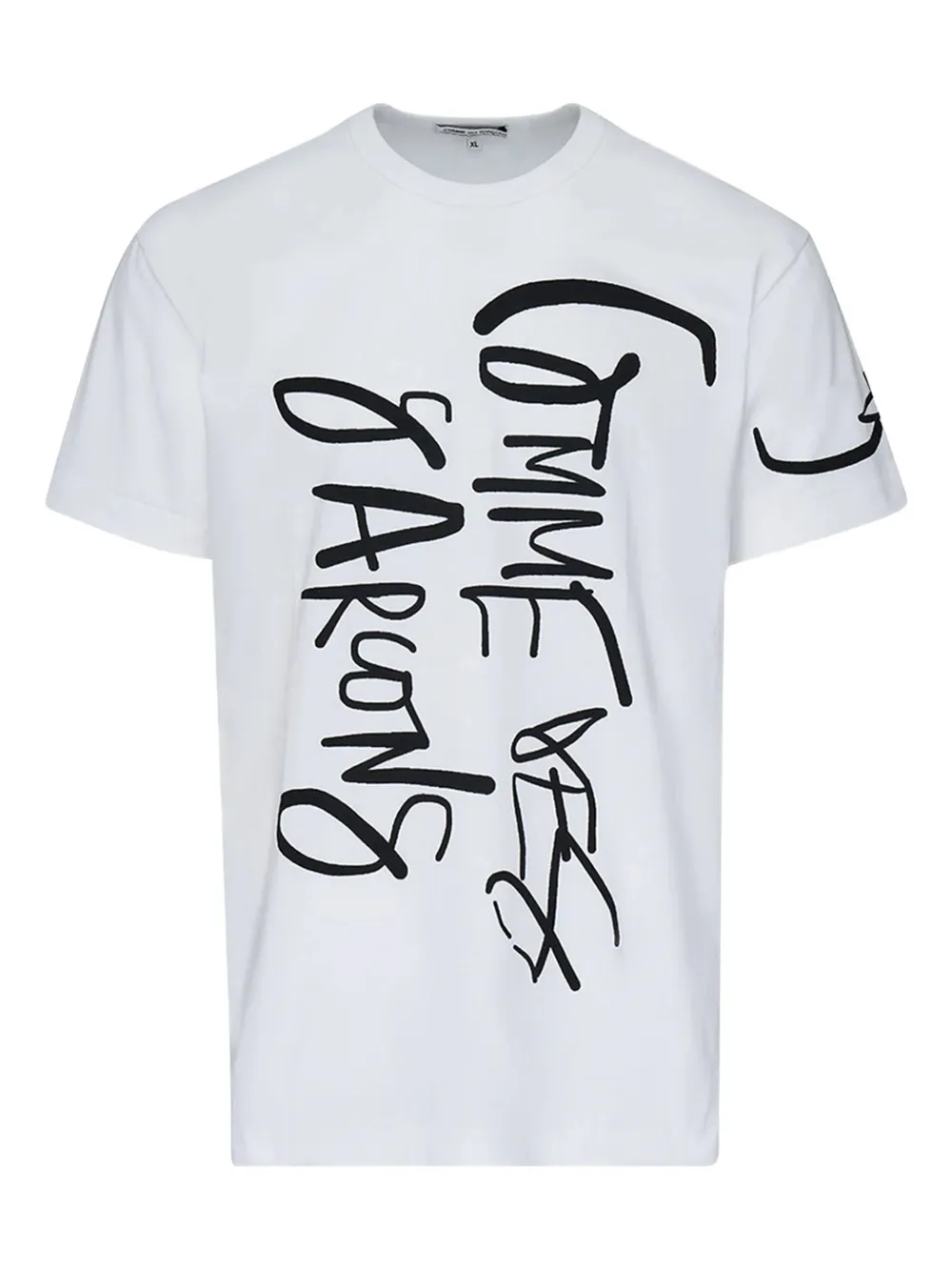 Comme Des Garçons T-shirt met print Wit