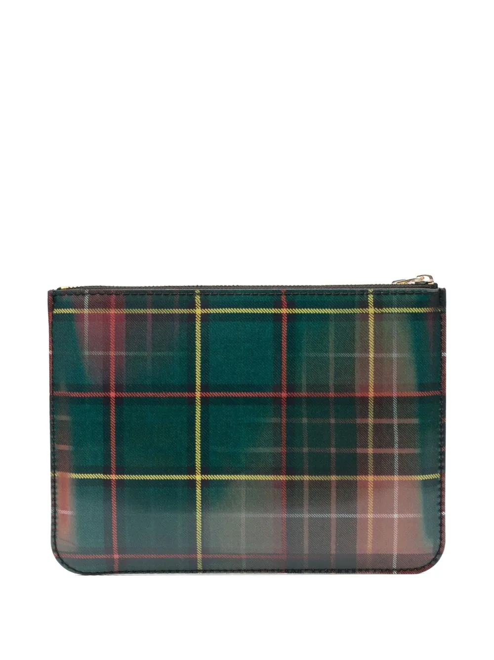 Comme Des Garçons Wallet plaid-pattern wallet Rood