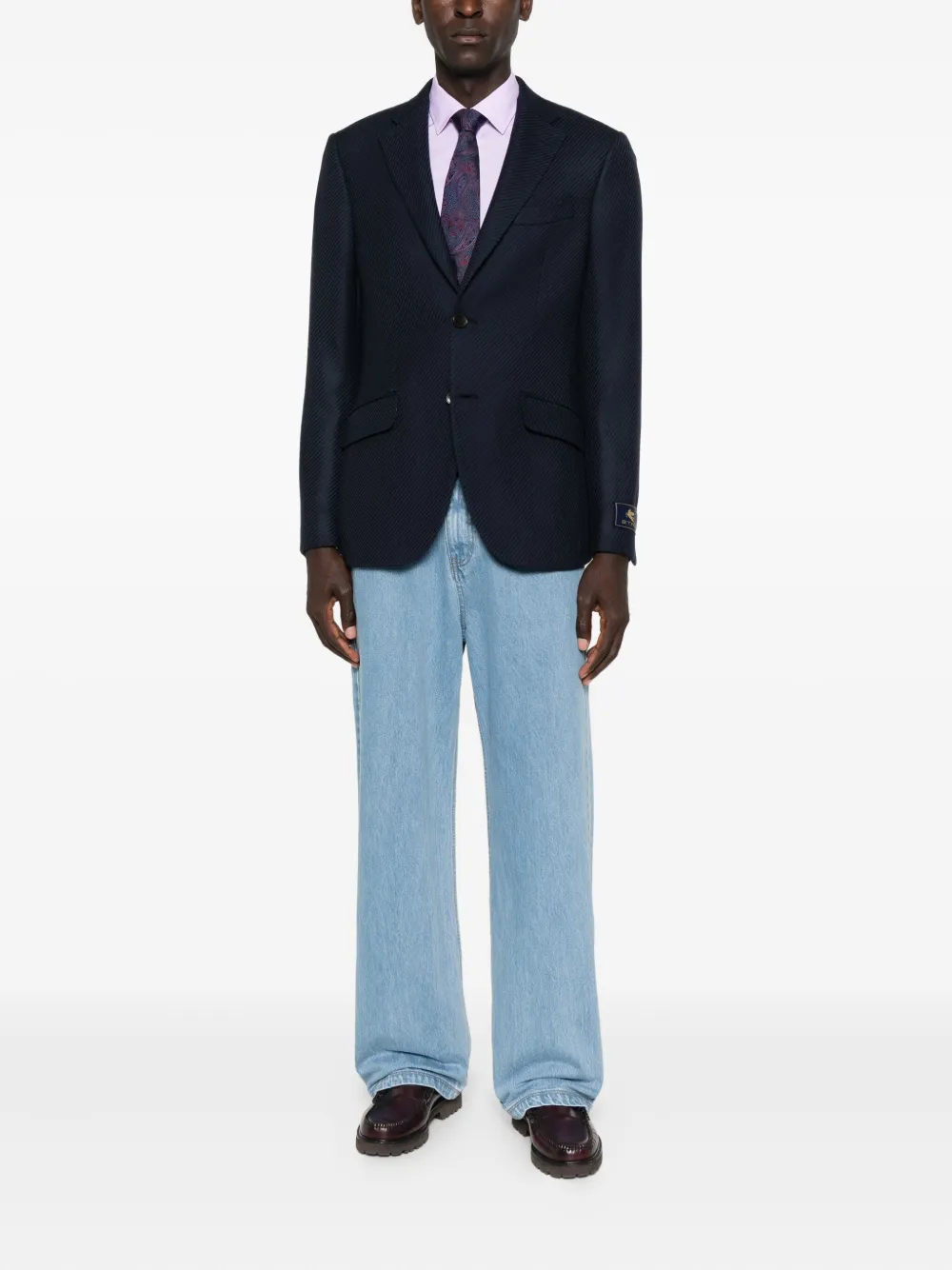 ETRO notched patterned blazer | Suit & Dinner Jackets | Image 2