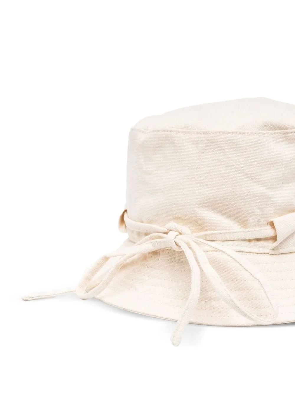 Jacquemus Le Gadjo vissershoed met logoplakkaat - Beige