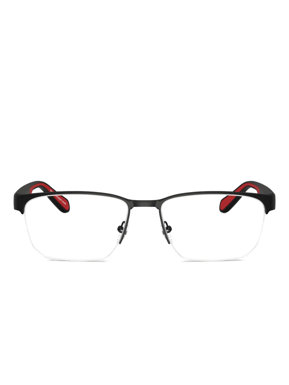 Emporio Armani rectangle-frame glasses - Nero