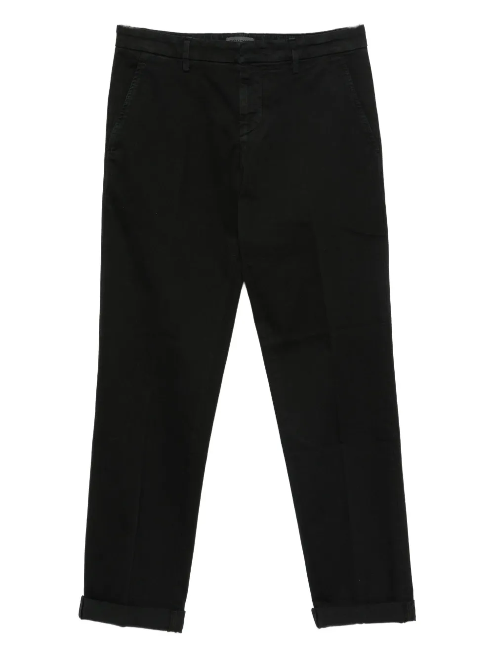 pleated belt-loops trousers