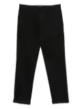 DONDUP pleated belt-loops trousers - Black